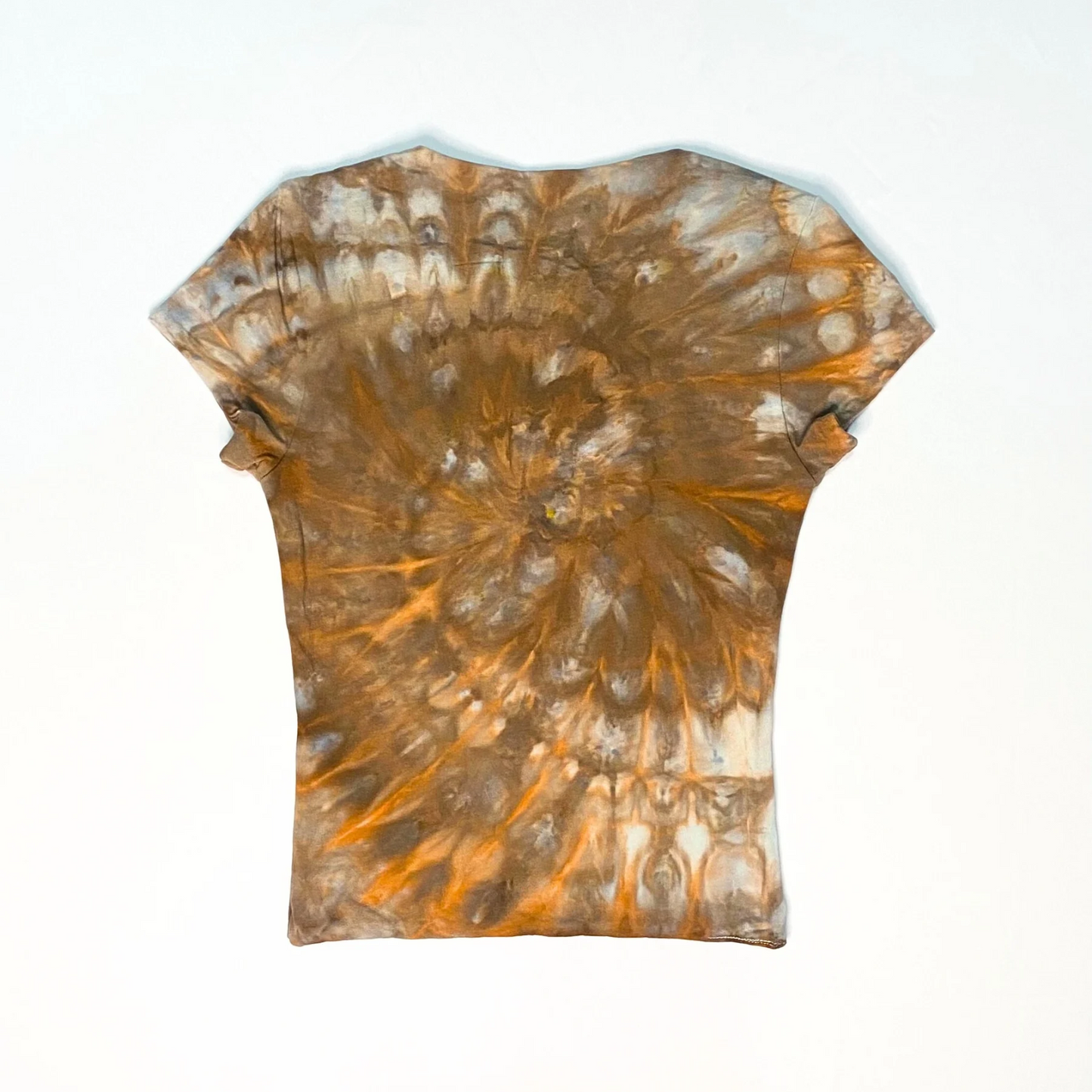 Chocolate Spiral Baby Tee | Size Extra-Small