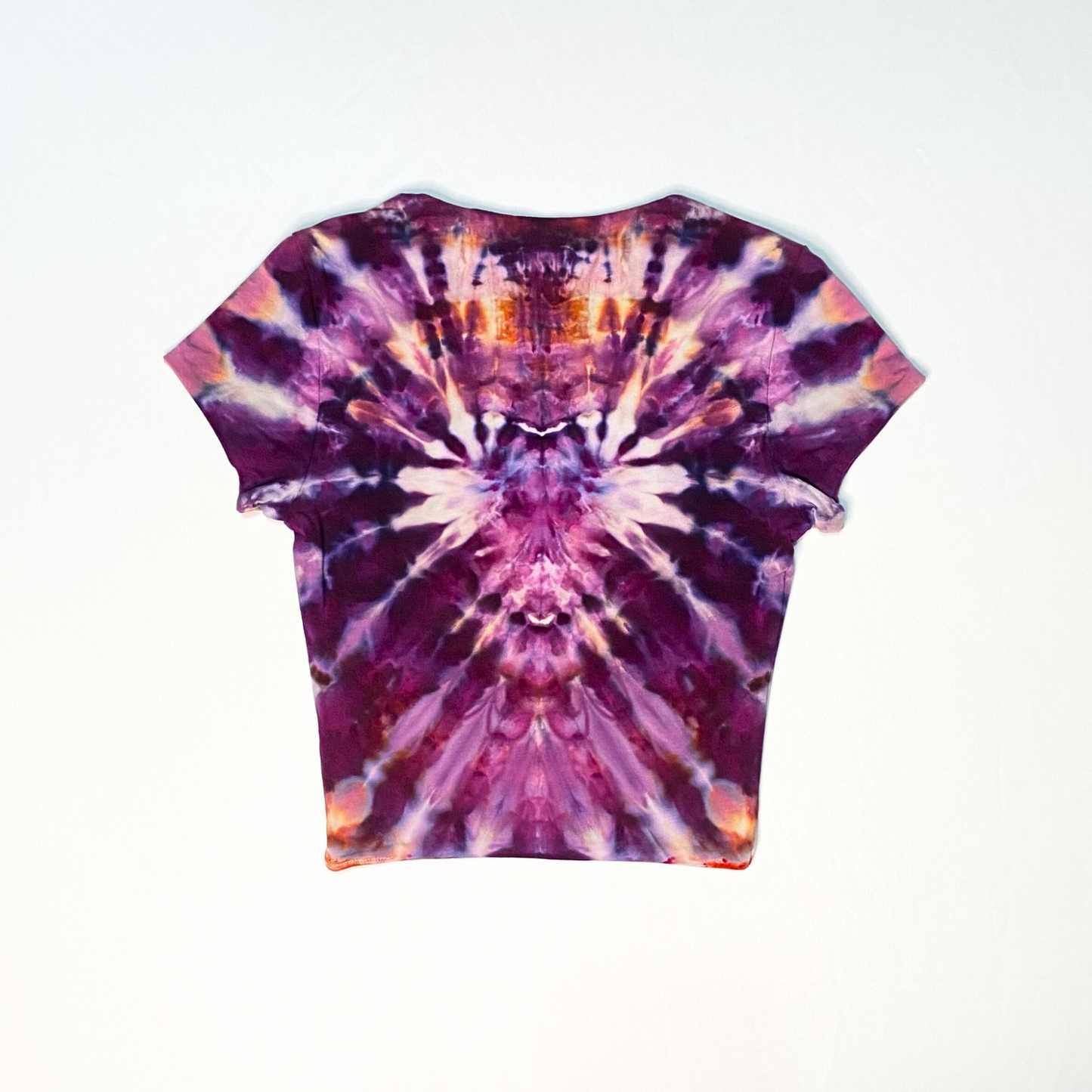 Purple Heart (cropped) Baby Tee | Size Extra-Small