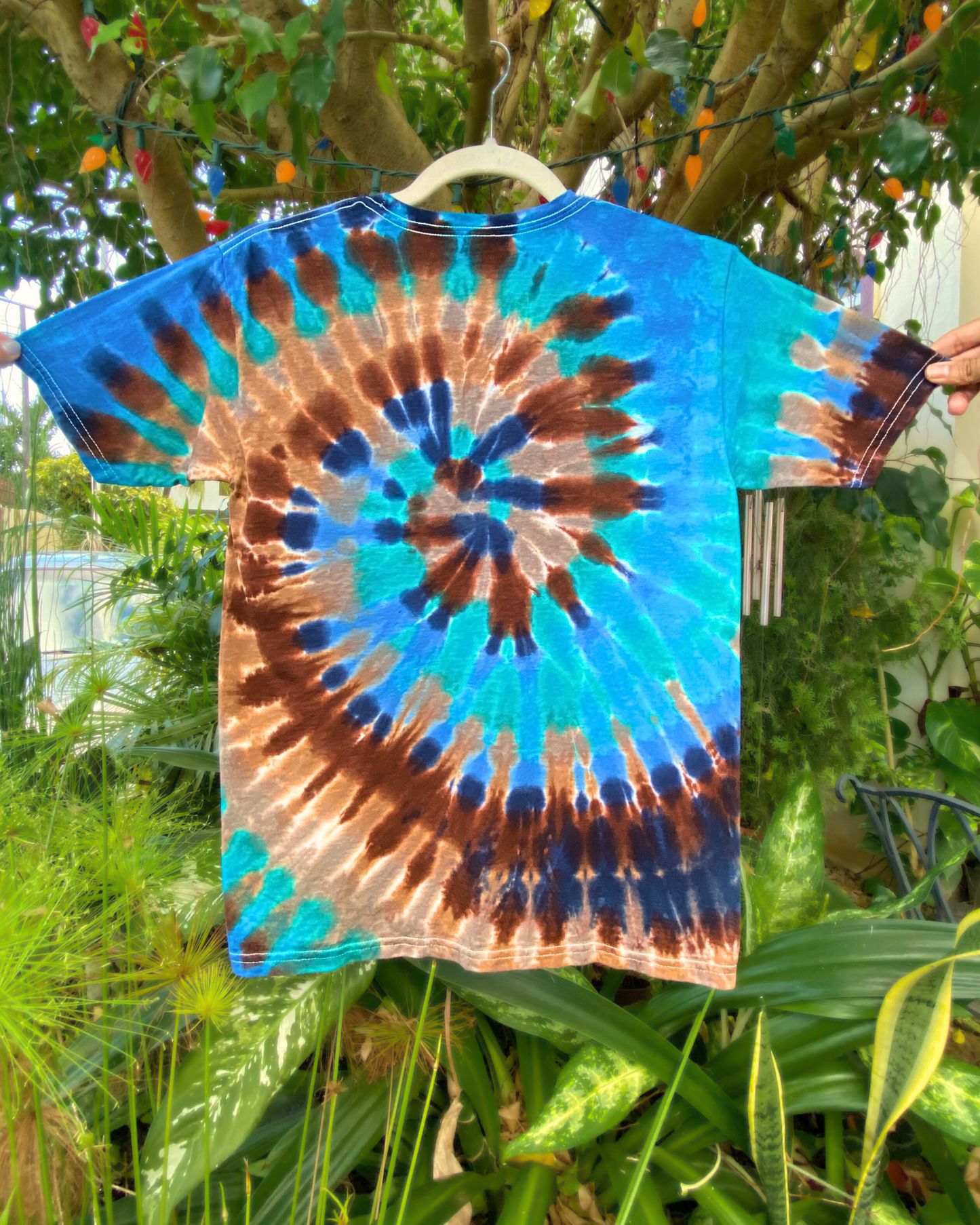 Seaside Spiral Tie-Dyed Tee | Kid’s L