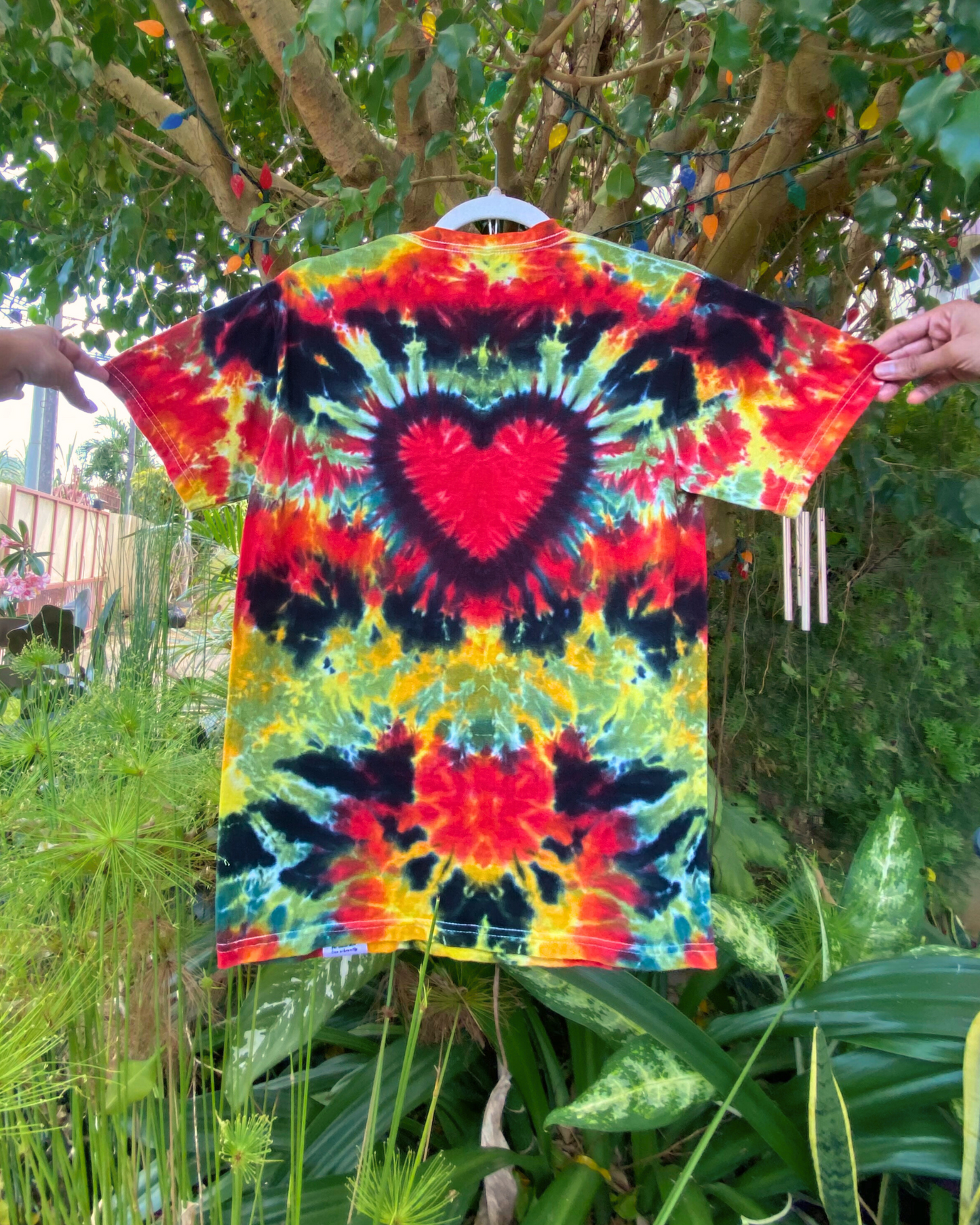 One Love Tie-dyed Tee | size small