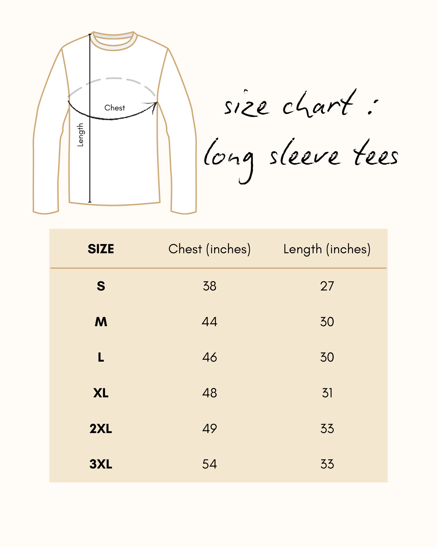 Long Sleeve Tee | Size Medium