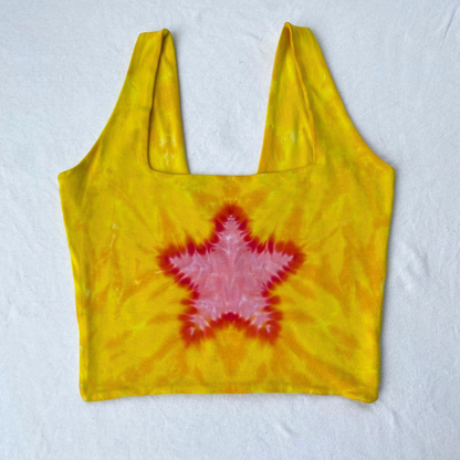 Starry Square Neck Top | Size Large