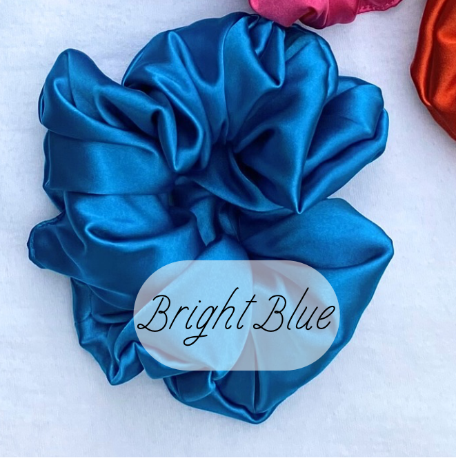 Jumbo Satin Scrunchies