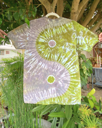 Yin and Yang Tie-dyed Tee | size medium