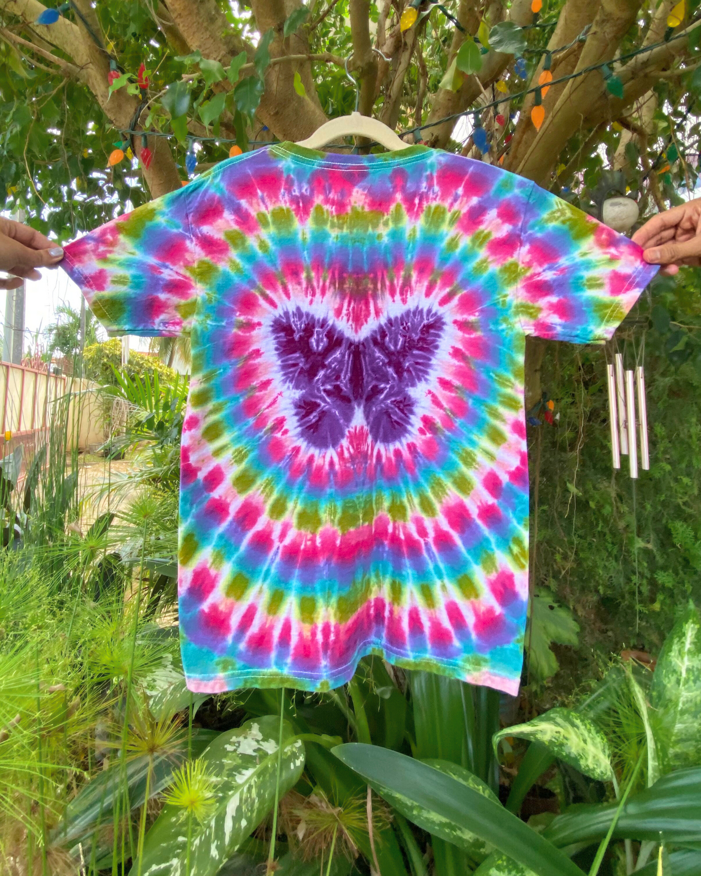 Radiating Butterfly Tie-Dyed Tee | Kid’s S