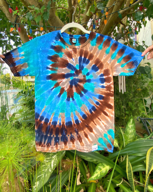 Seaside Spiral Tie-Dyed Tee | Kid’s L