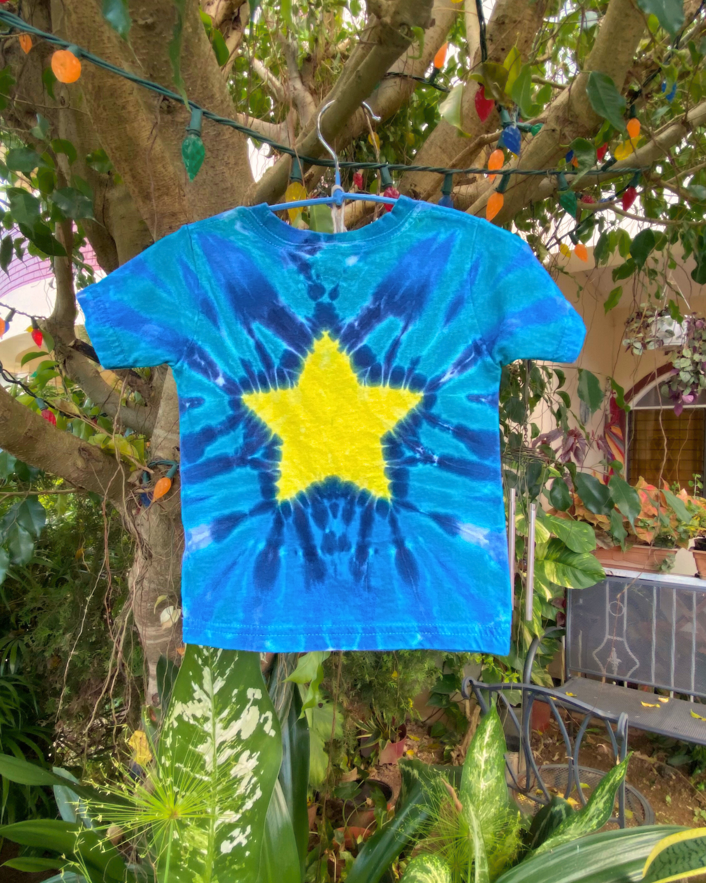 “My Little Star” Tie-Dyed Tee | Size 12M