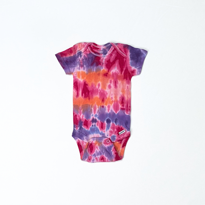 Purple and Pink Baby Onesie | 0-3 months