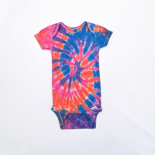 Sunset Spiral Baby Onesie | 12 months