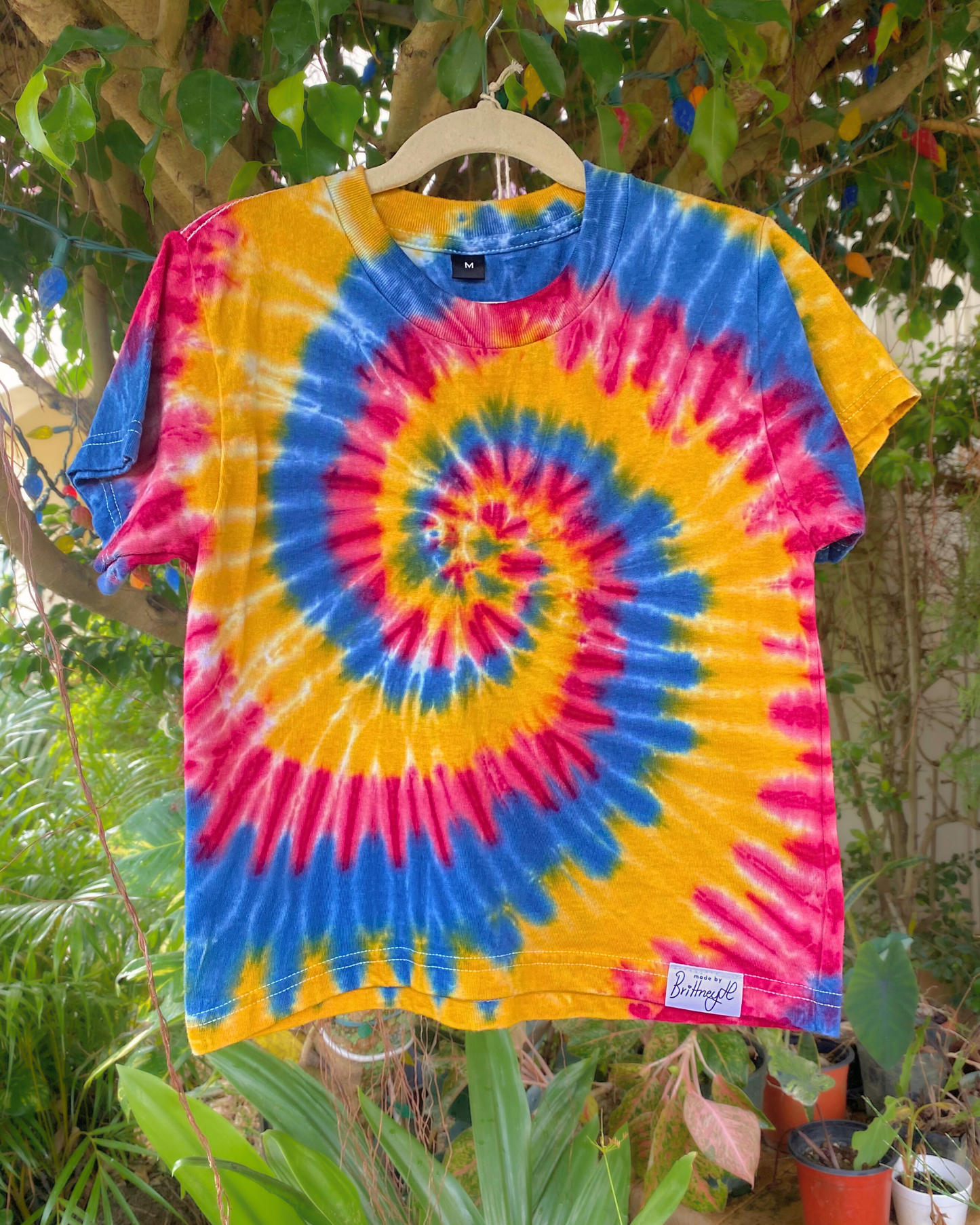 Spiral Tie-Dyed Tee | Size 3-4T